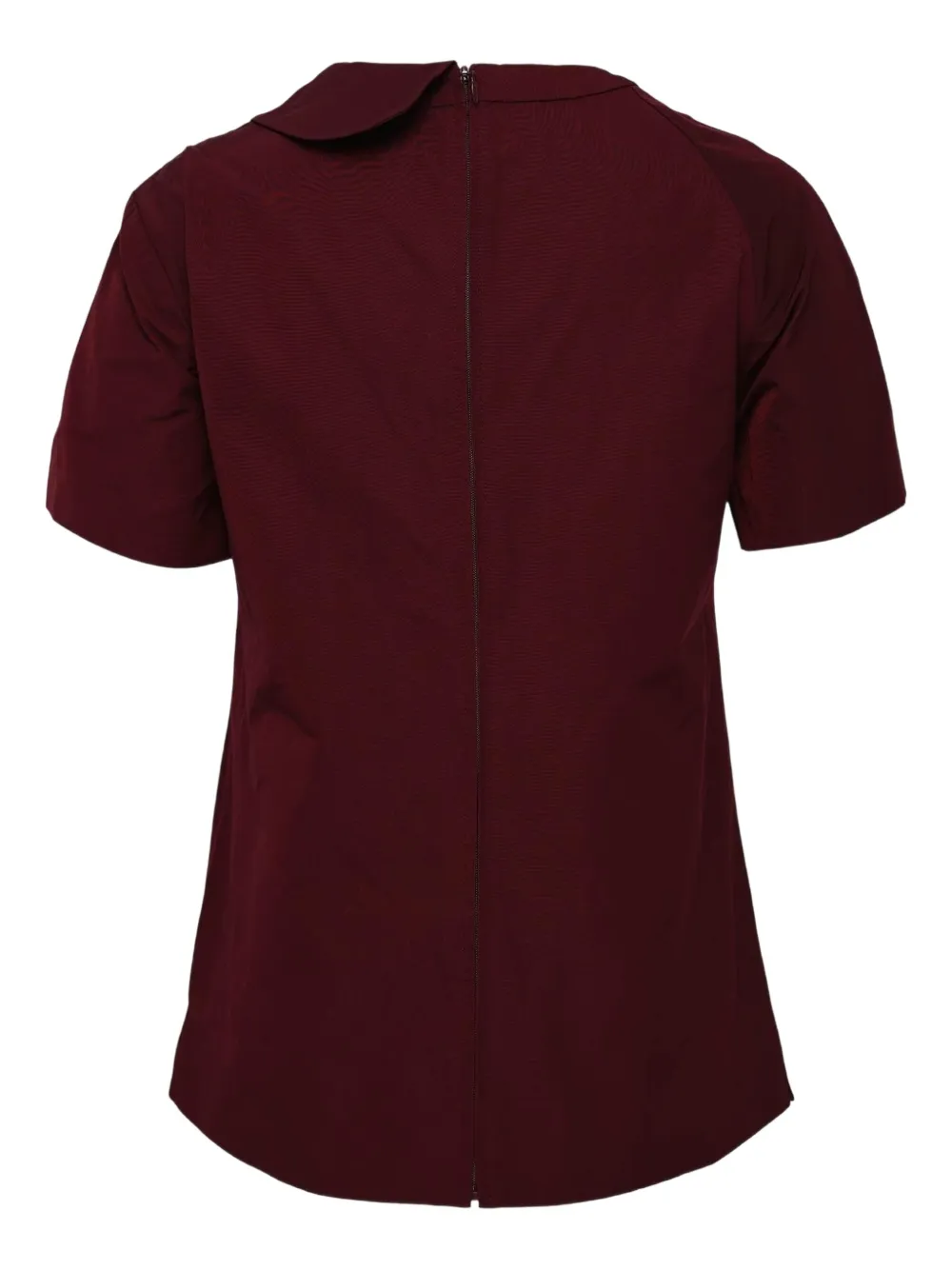 SHUSHU/TONG semi-peter pan collar top - Rood