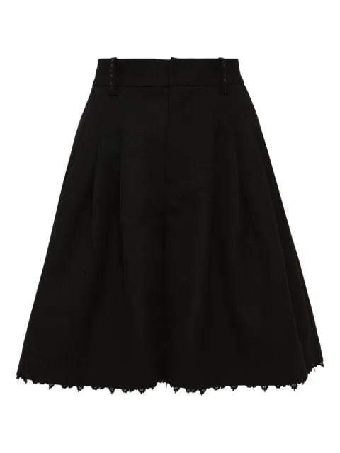 Renli Su lace-trim shorts