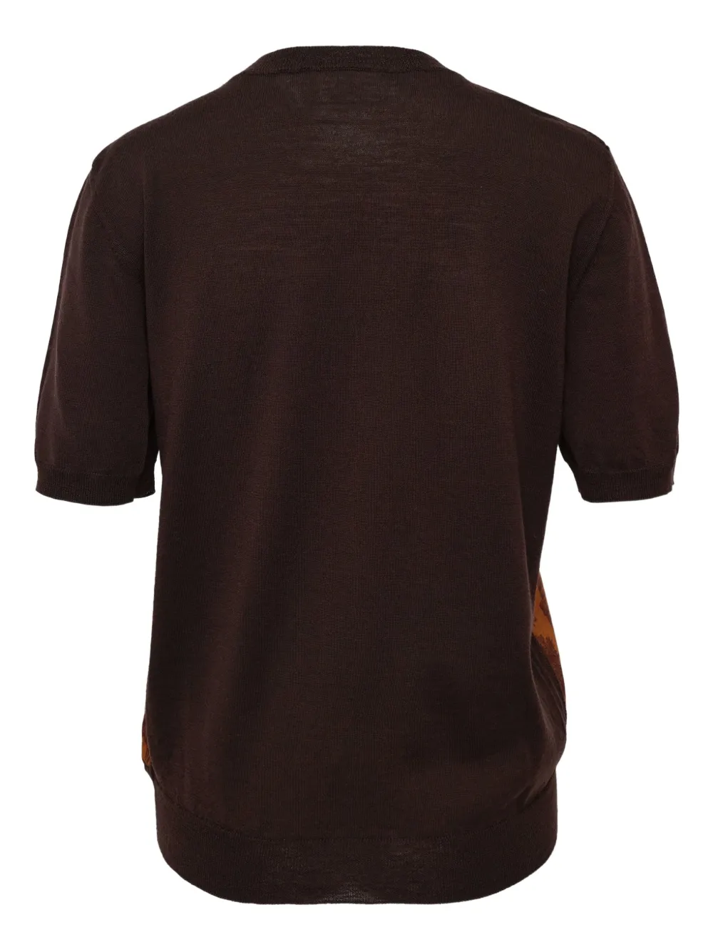 Pierre-louis Mascia Graphic Wool-knit T-shirt In Multi