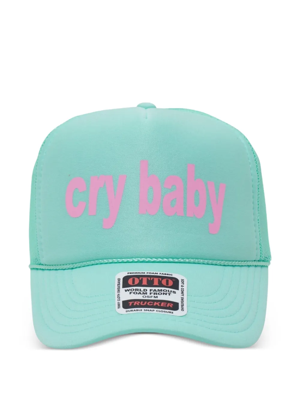 Ashley Williams letter-print baseball cap - Verde