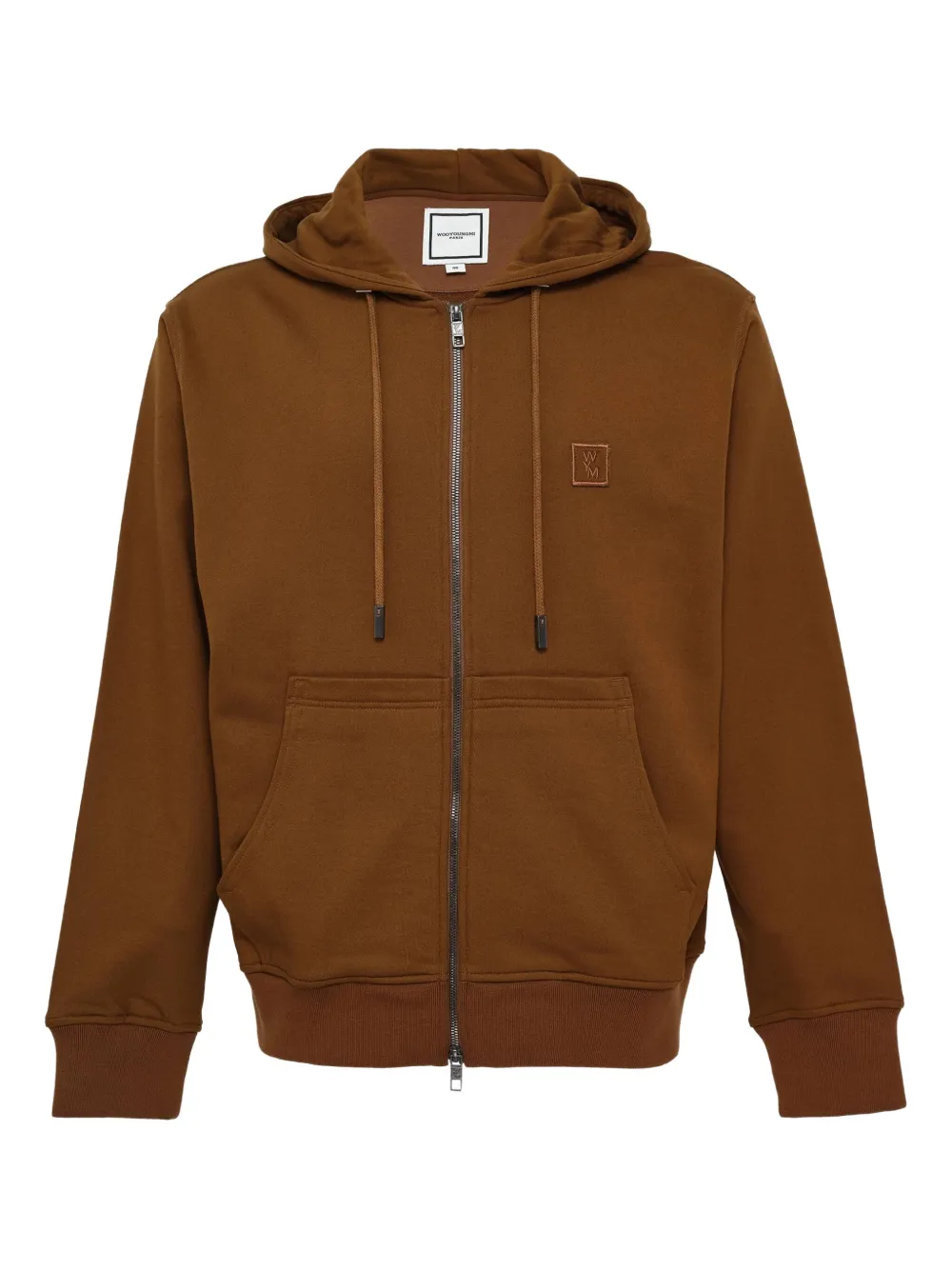 Wooyoungmi sweat à fermeture zippée | marron | Image 1