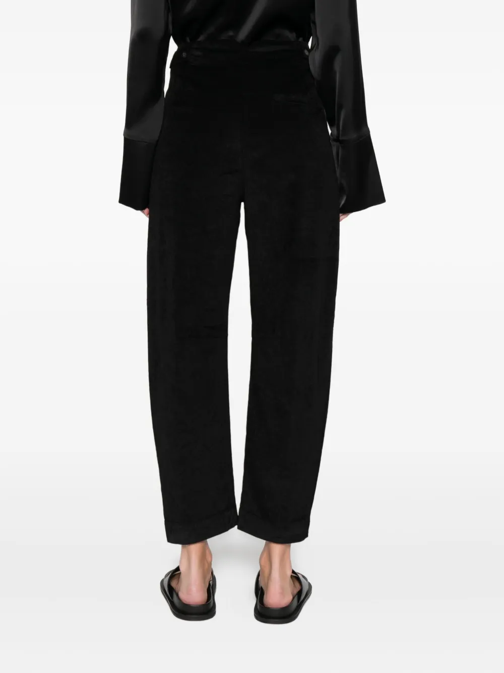 Transit Broek met knoopsluiting Zwart