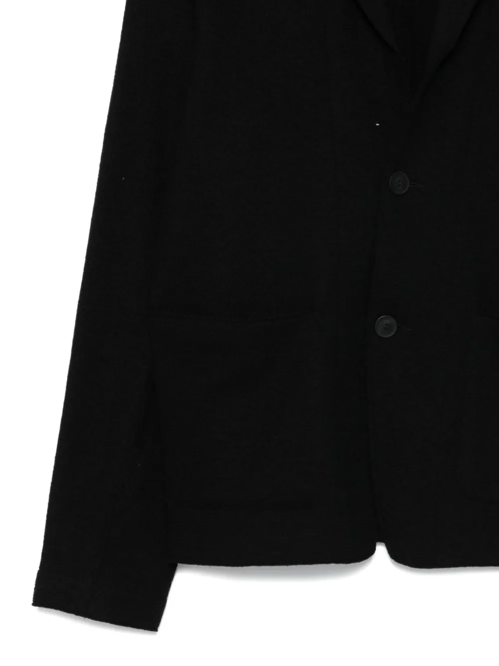 Transit Shirtjack met knoopsluiting Zwart