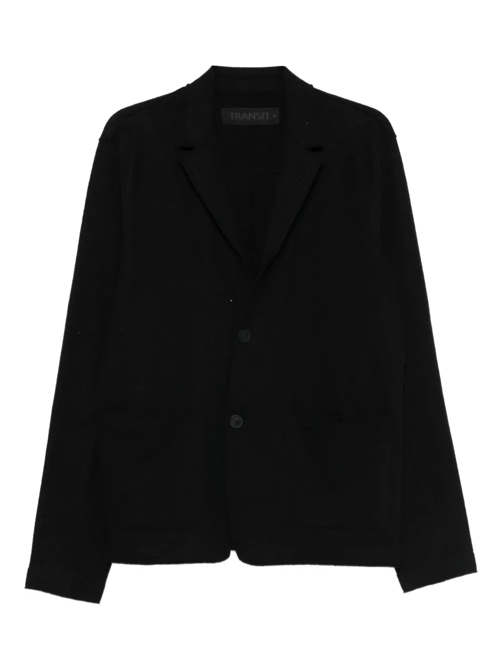 Transit sobrecamisa con cierre con botones | negro | Image 1