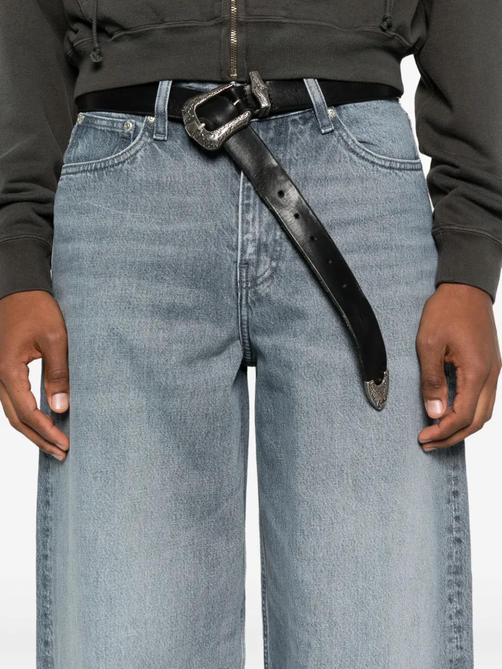 Won Hundred Lyon Cotton Trousers In Blue