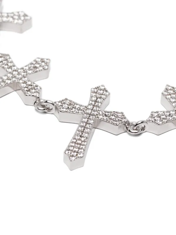 DARKAI Cross Tennis Bracelet | Silver | FARFETCH CA