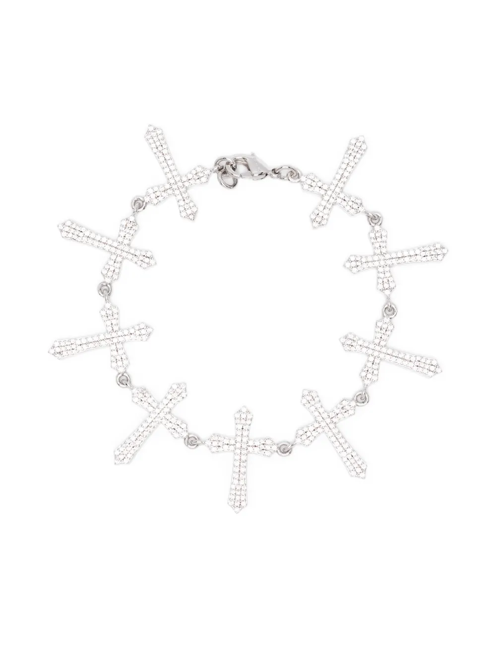 DARKAI Cross Tennis bracelet | Silver | Image 1