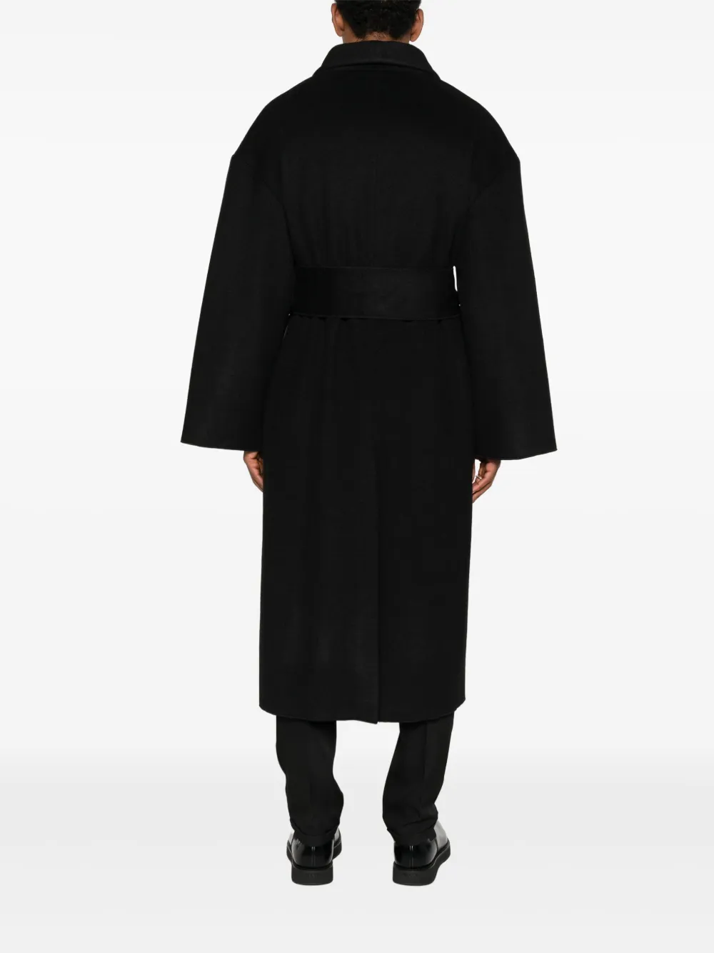 Marsēm Belted Coat In Black