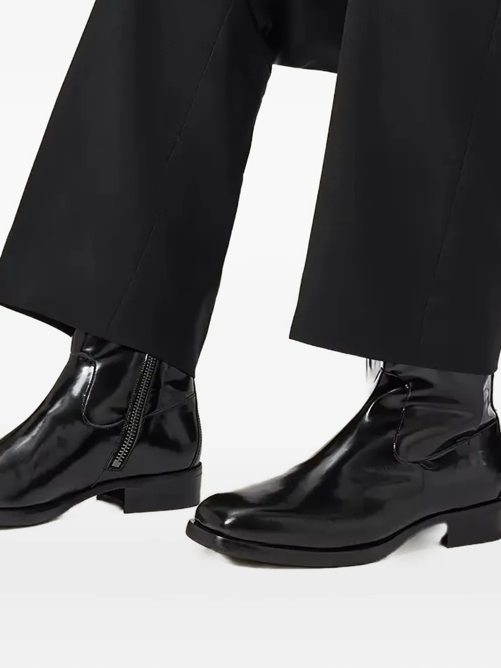 AllSaints Milton laarzen met rits Zwart