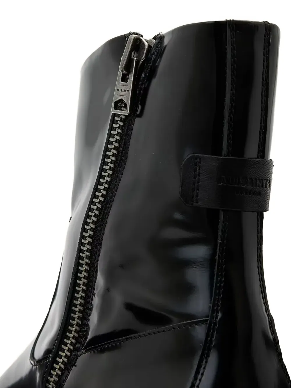 AllSaints Milton laarzen met rits Zwart