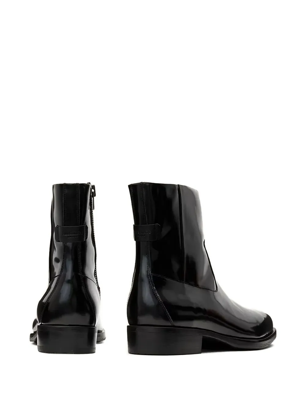 AllSaints Milton laarzen met rits Zwart