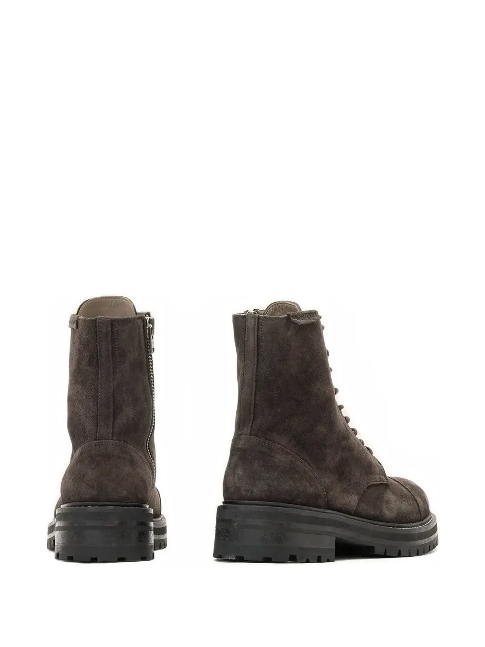 AllSaints Hank veterlaarzen met rits Grijs