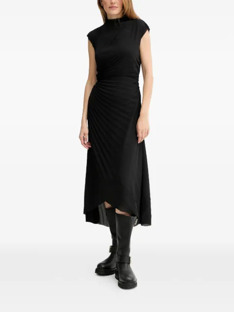 AllSaints Rayanna plisserad asymmetrisk klänning