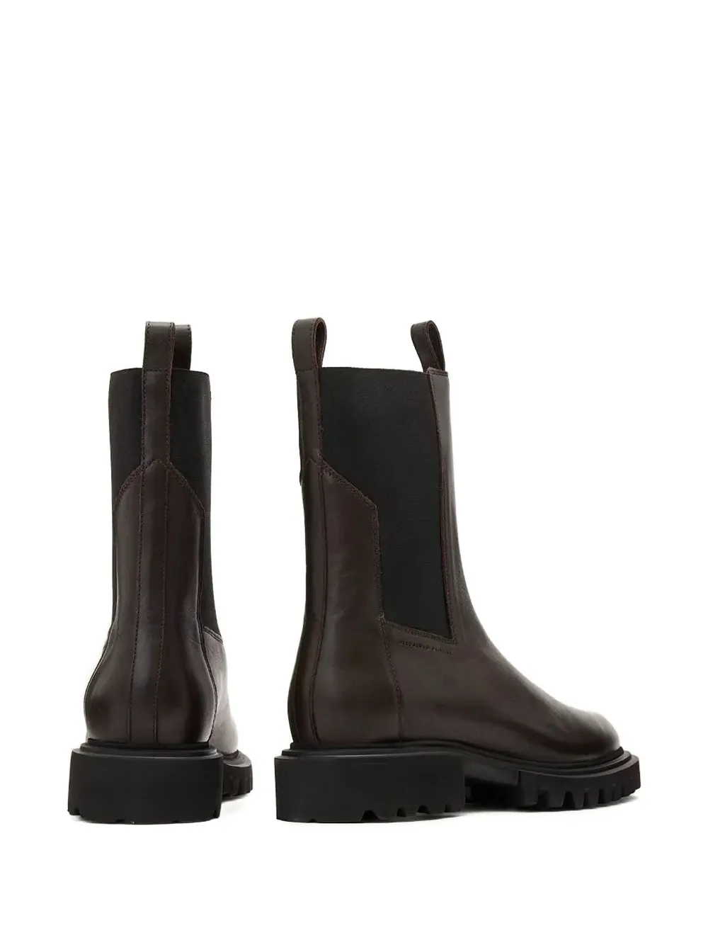 AllSaints Hallie laarzen met chunky zool Bruin