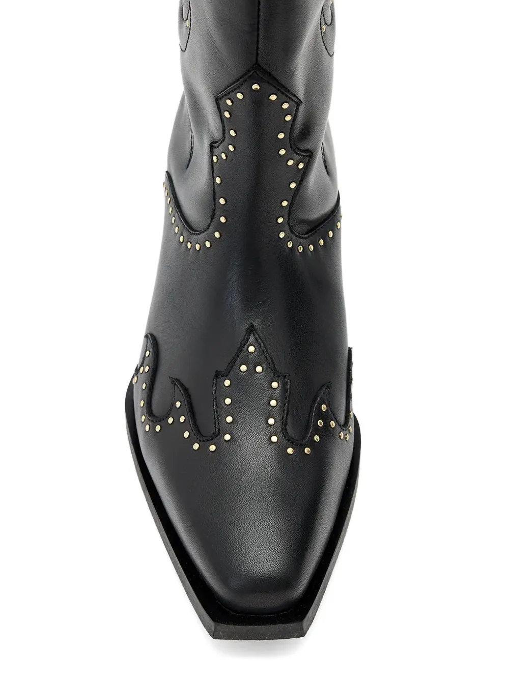 AllSaints studded embellished boots Zwart