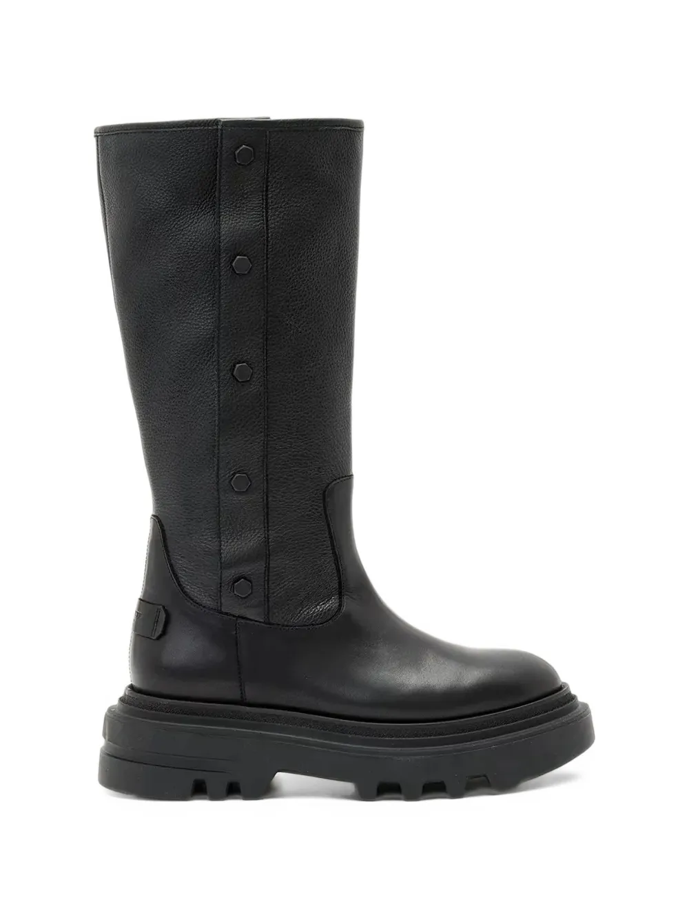AllSaints bottines à détails de clous - Noir AllSaints bottines à détails de clous - Noir