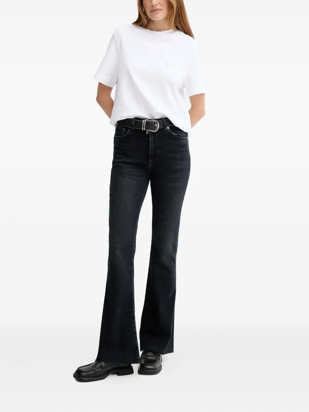 AllSaints Masie flared jeans - Zwart