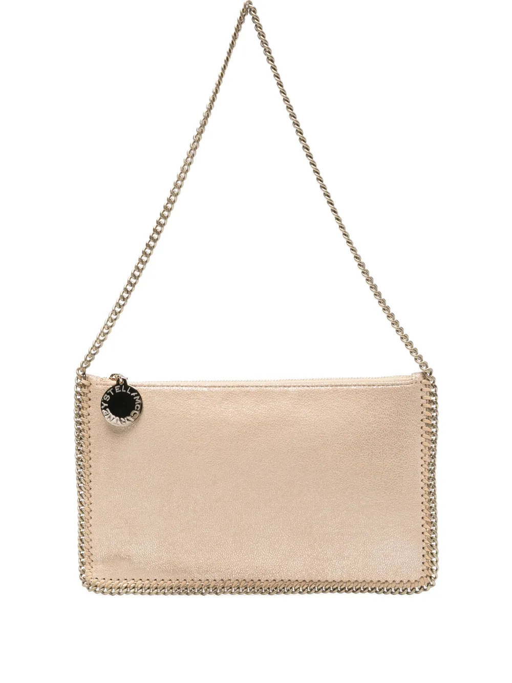 Stella McCartney chain-trim clutch bag | Gold | Image 1