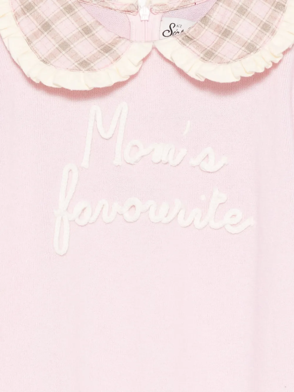 MC2 Saint Barth Kids Alba trui met ruchekraag Roze