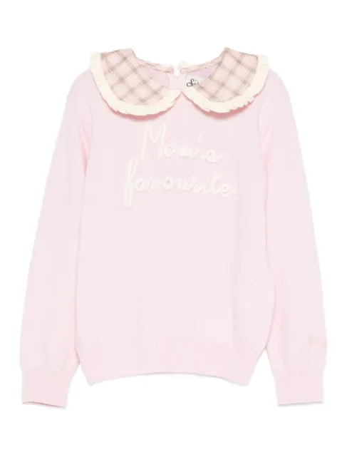 MC2 Saint Barth Kids Alba ruffled-collar sweater