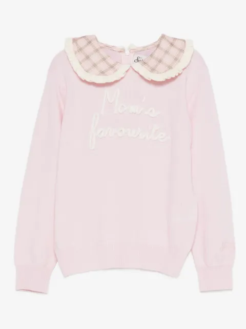 MC2 Saint Barth Kids Alba ruffled-collar sweater