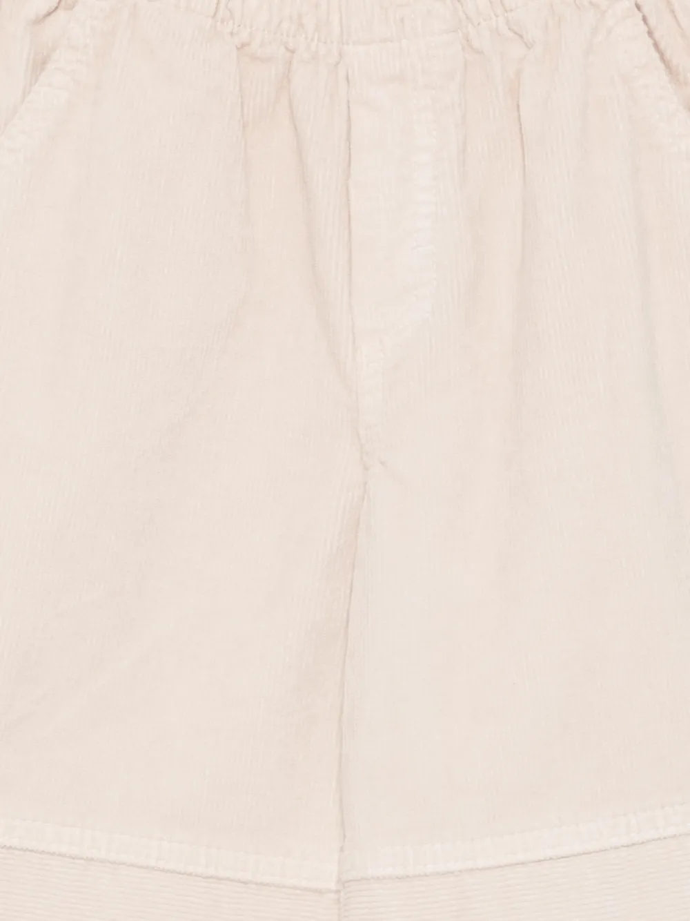 Il Gufo Ribfluwelen elastische broek Beige