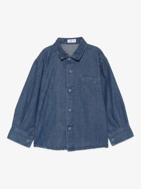 Il Gufo buttoned denim top
