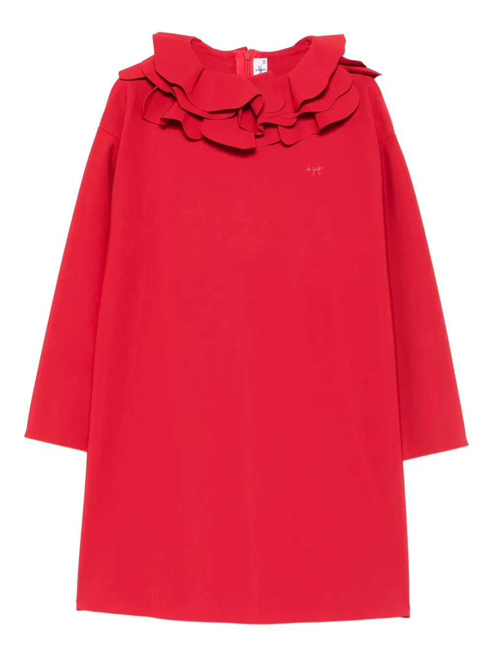 Il Gufo ruffled dress - レッド Il Gufo ruffled dress - レッド