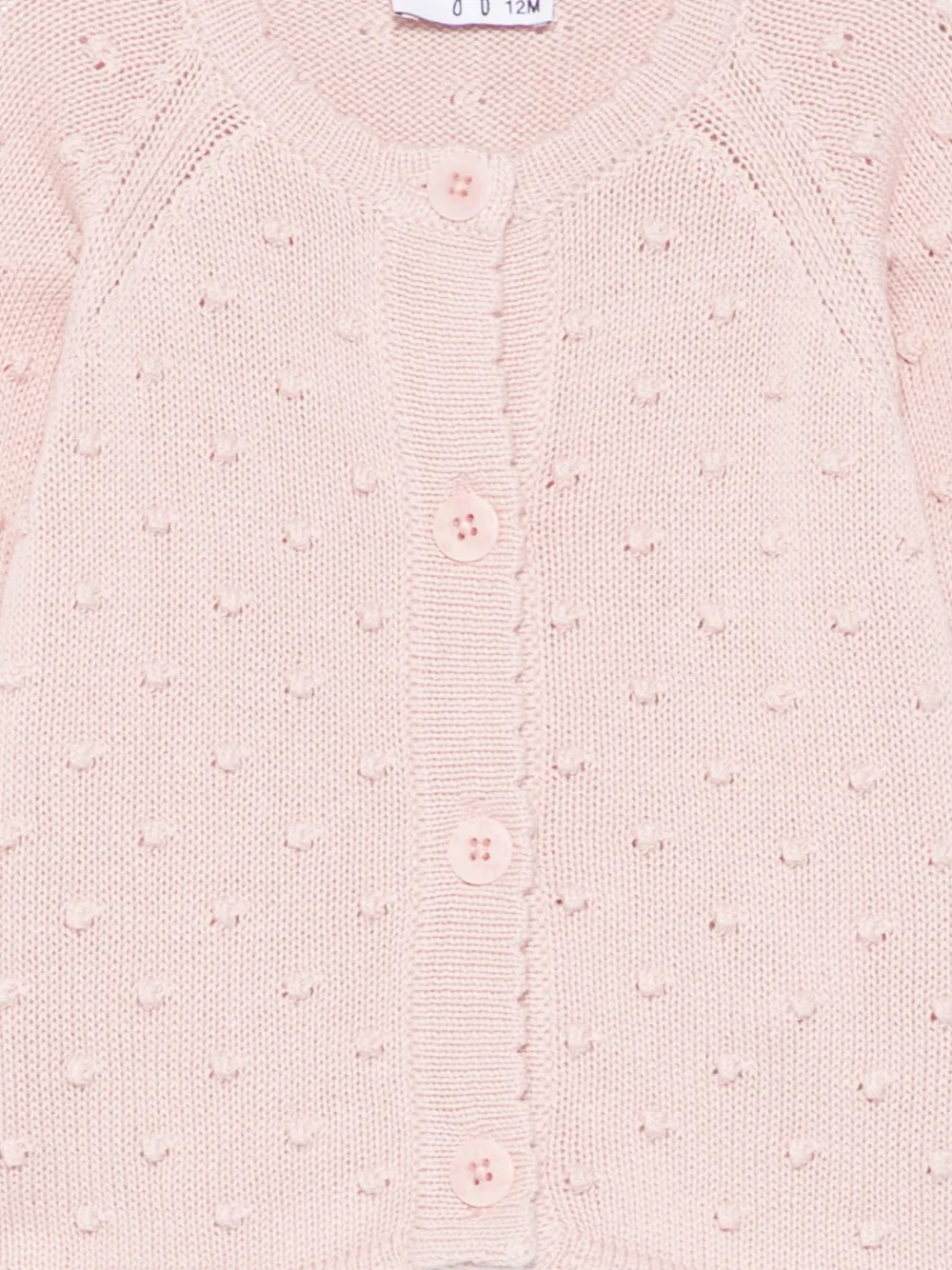 Il Gufo Vest met textuur Roze