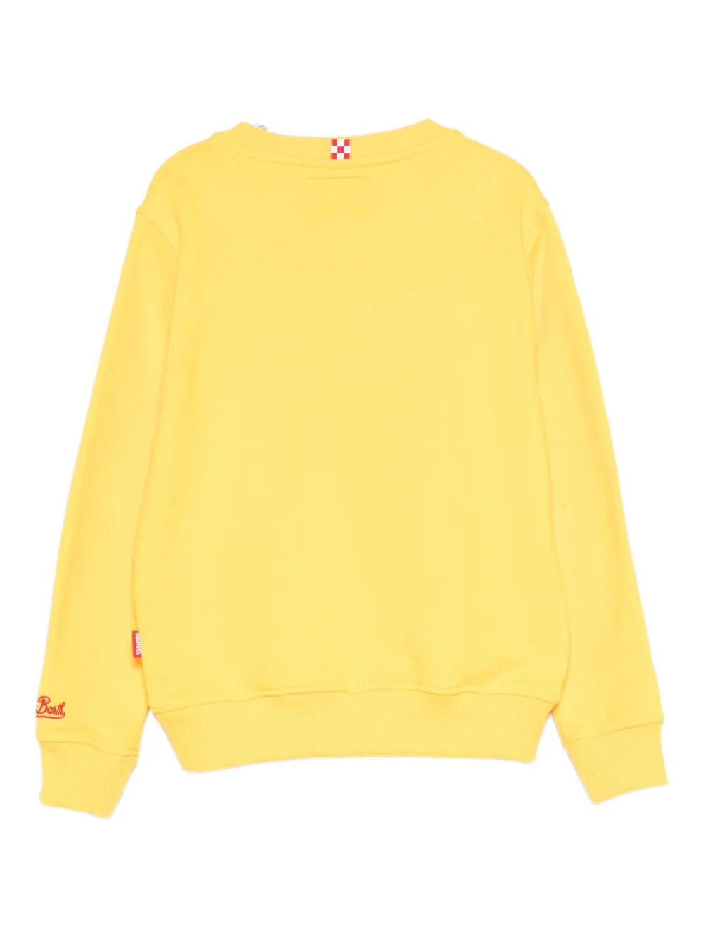 Mc2 Saint Barth Hutton Graphic-print Sweatshirt In Yellow