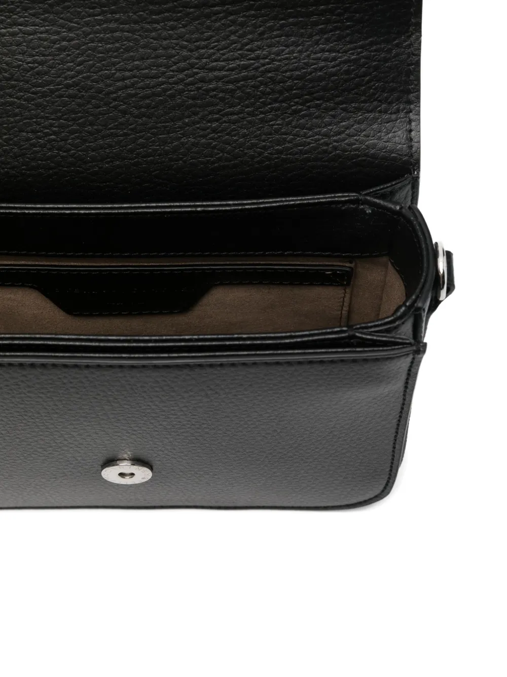 Stella Mccartney Logo-studded Mini Bag In Black