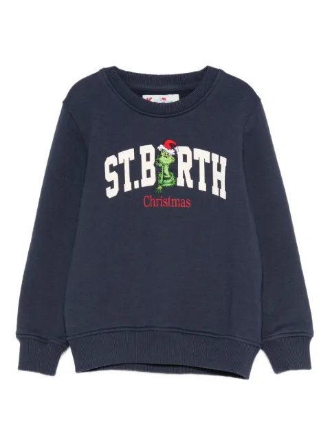 MC2 Saint Barth Kids x The Grinch Hutton embroidered sweatshirt