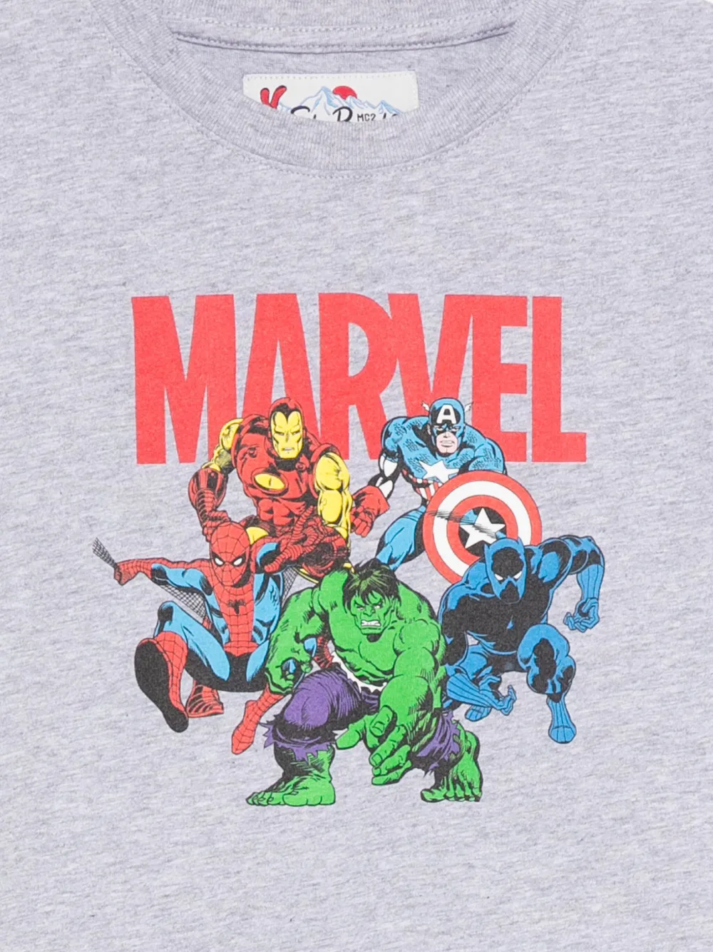 Mc2 Saint Barth X Marvel Cameron Printed T-shirt In Gray