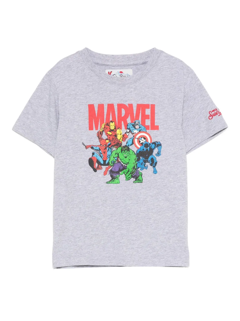 MC2 Saint Barth Kids x Marvel Cameron プリント Tシャツ - グレー MC2 Saint Barth Kids x Marvel Cameron プリント Tシャツ - グレー