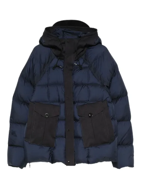 Ten C padded hooded jacket