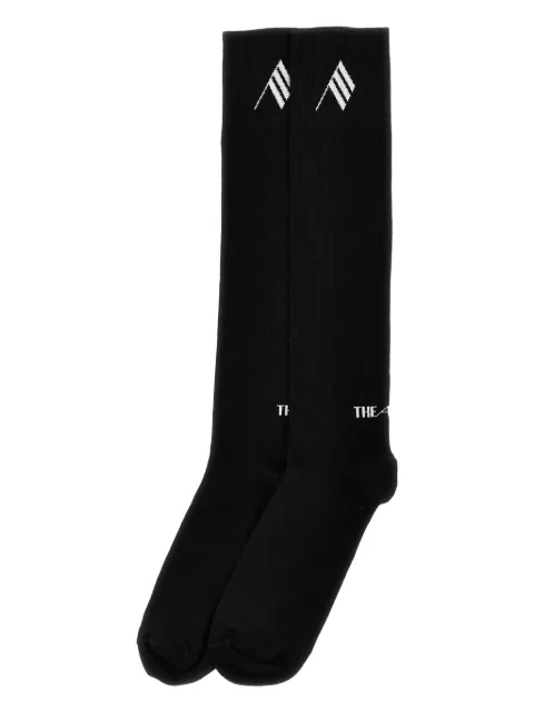 The Attico jacquard logo socks