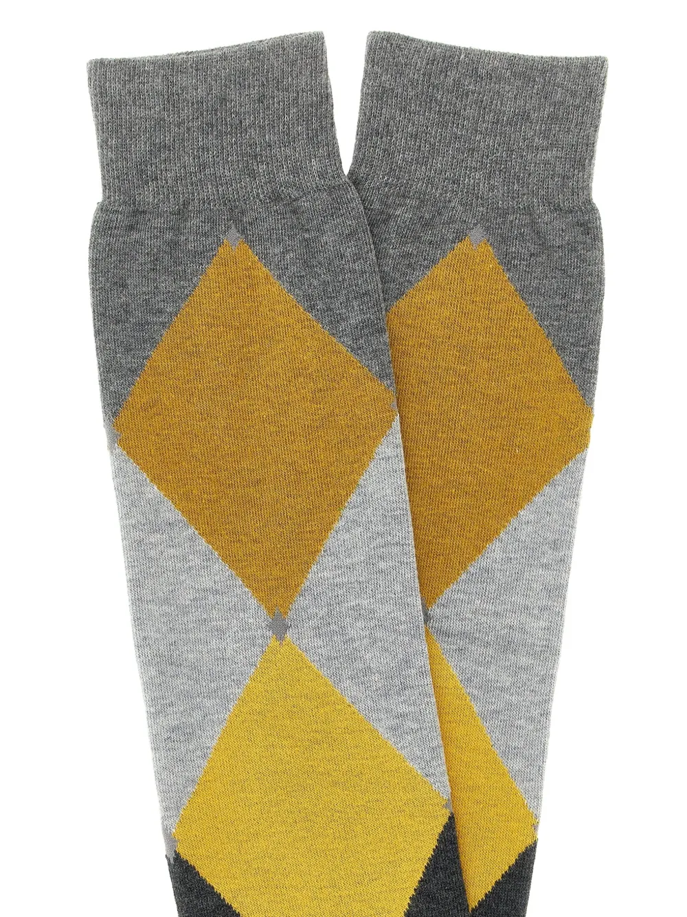 Ballantyne Sokken met diamantpatroon Grijs