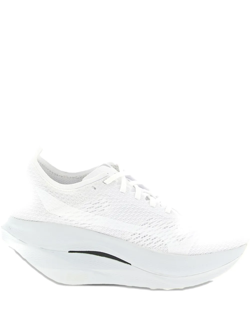 Comme Des Garçons X Mizuno Wave Rebellion Pro 3 Openwork Sneakers In White