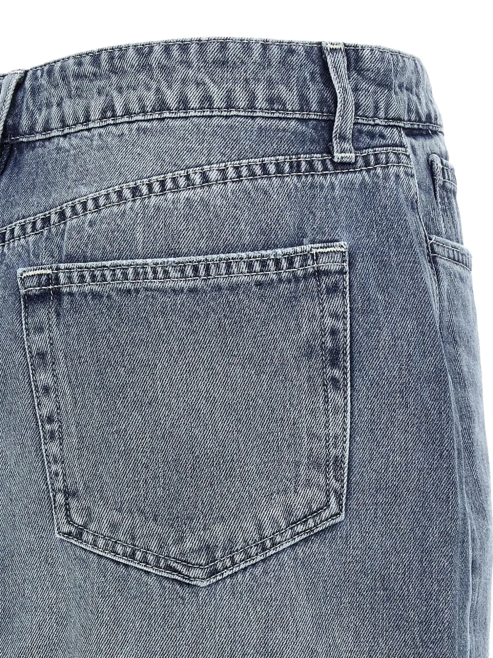 L'Agence Rysa maxi-rok Blauw