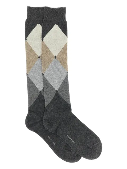 Ballantyne diamond-patterned stocking