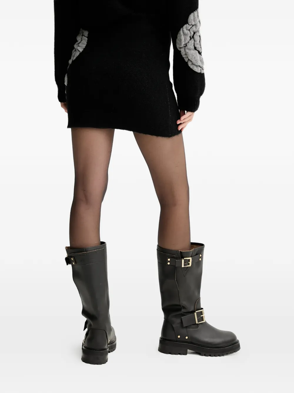 Gestuz GZrosaly floral mini skirt - Zwart