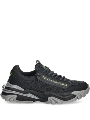 GROUNDS Moopie Chrome Scratch Sneakers | Black | FARFETCH