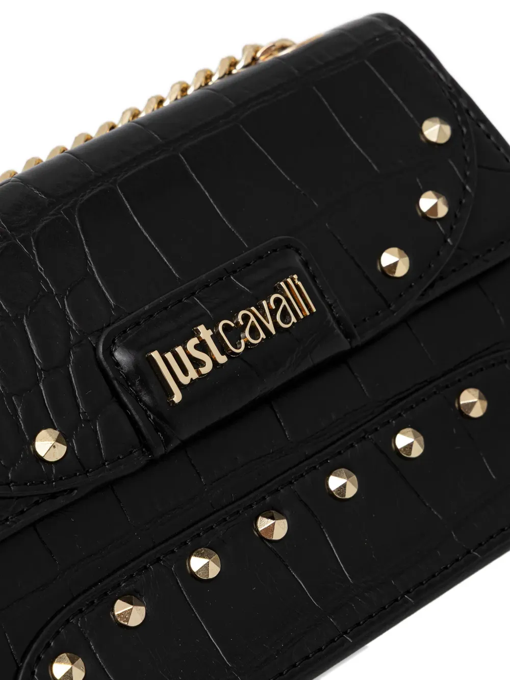 Spike-Studded Cross Body Bag