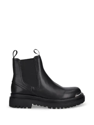 MM×Dr.MartensAnkle BootBlack Dr. Martens Ankle Boot Com Solado Chunky | Preto | FARFETCH BR