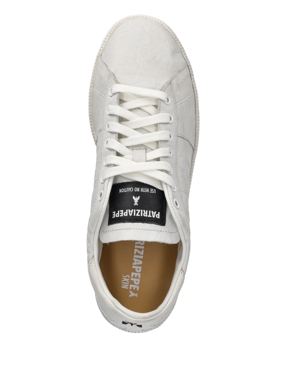 Patrizia Pepe Leren sneakers Wit
