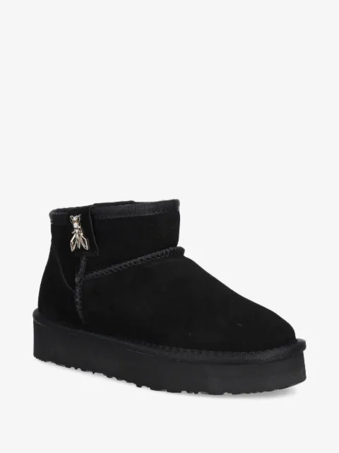 Patrizia Pepe girl Fly-detail round-toe boots
