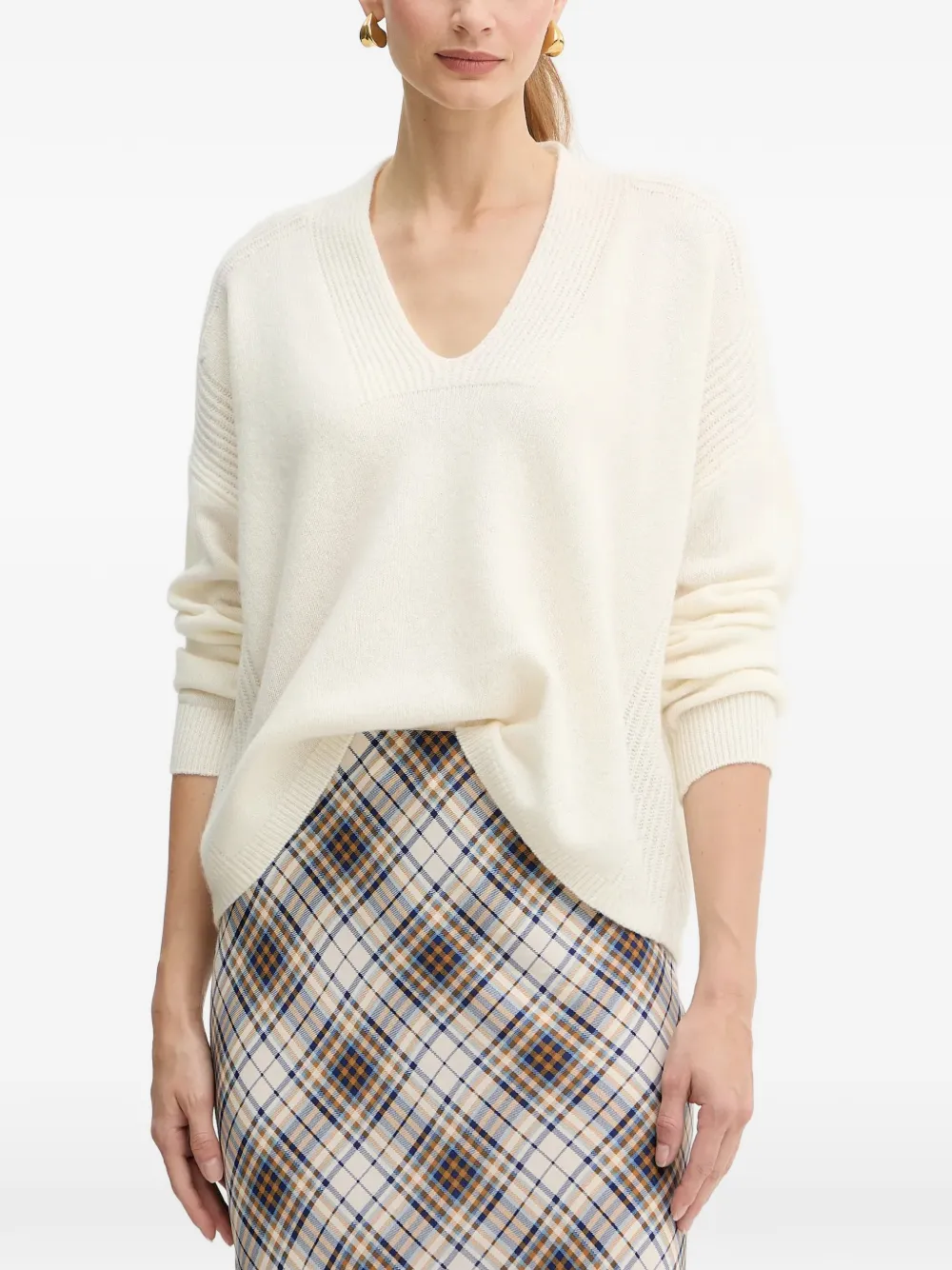 LIU JO V-neck sweater - Toni neutri