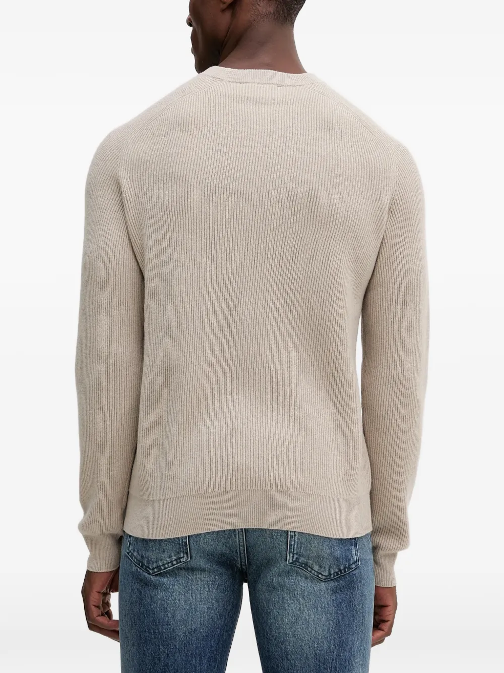  Liu Jo Ribbed Sweater - Neutrals 