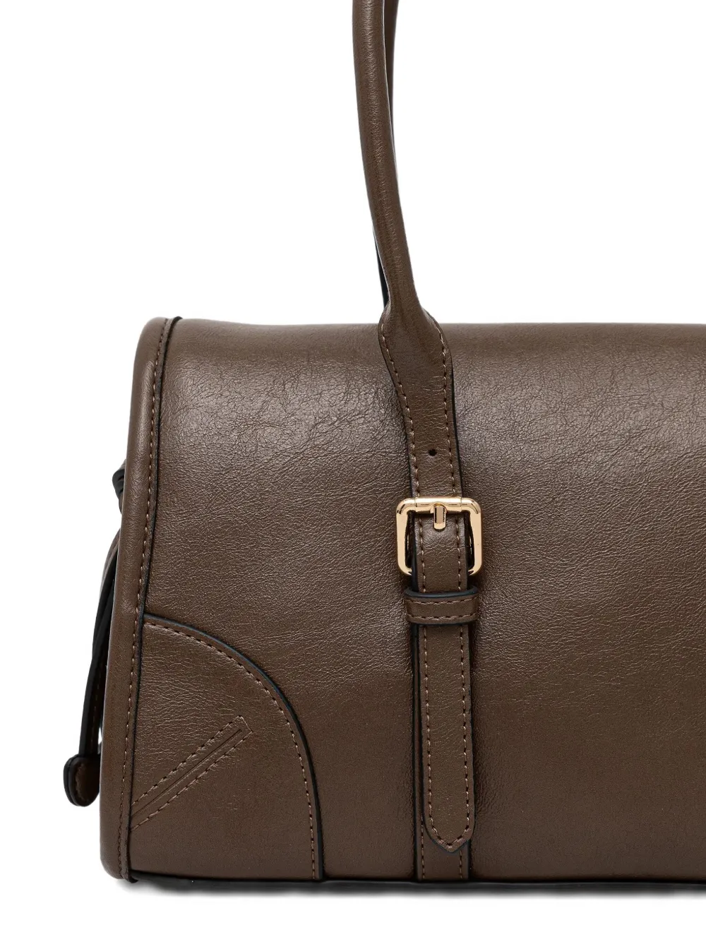 TWINSET Shopper met logo Bruin