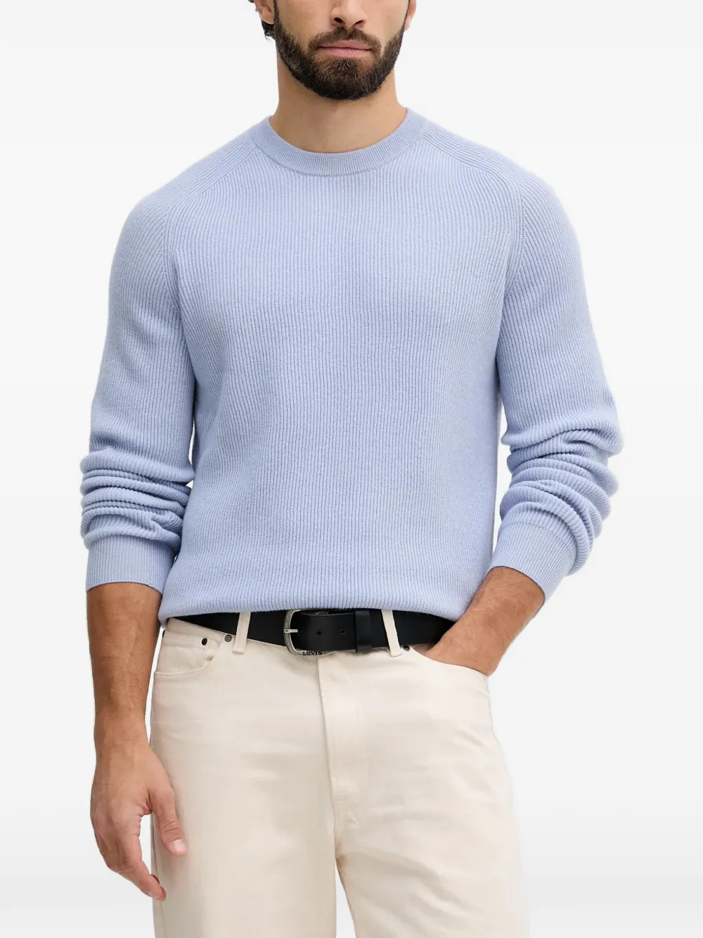LIU JO ribbed sweater - Blau